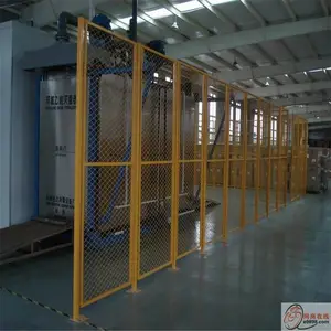 江西定制工厂仓库车间隔离网 贵溪市可移动机器设备安全隔断车间隔离网