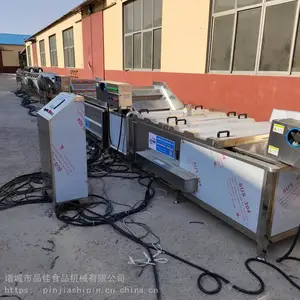 漂浮食品双层覆压预煮漂烫机,小食品巴氏杀菌机