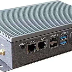 施耐基科技AI盒子RK3588无风扇工控机集成2路CAN,16路DIO,6个串口