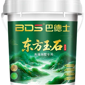 广东外墙仿石漆厂家巴德士仿石漆,东方玉石水包砂