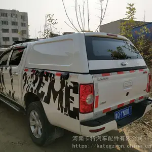 江淮帅铃t8皮卡车后尾箱加装平顶高盖后斗盖铁皮棚车厢顶盖改装