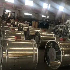 HTF消防排烟风机 轴流式消防高温风机 耐高温中压3c认证 福奕特 厂家直销