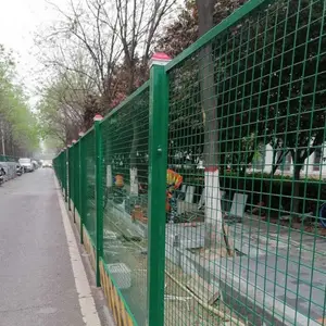 鑫壤养殖隔离圈地围墙用网格围挡安装方便螺栓固定可预埋