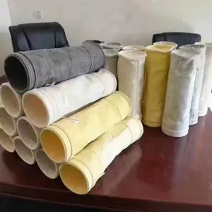 耐高温氟美斯防静电覆膜滤袋集尘布袋骨架