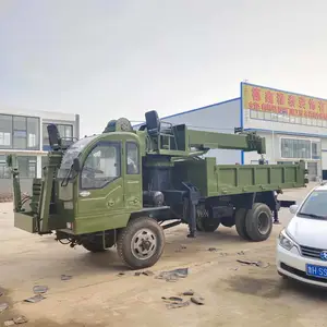 殡仪馆专用挖吊一体机 农村下葬白事车 改装挖机吊车一体机