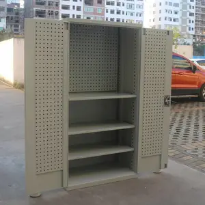 重型工具柜铁皮柜车间用工具箱双开门工厂储物柜安全工具柜子加厚