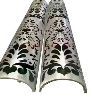 雕花包柱铝单板 镂空包柱铝单板 鑫翊包柱铝单板厂家