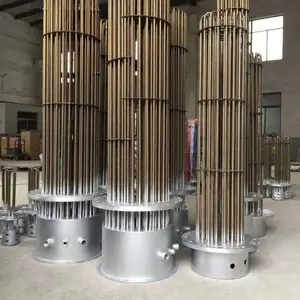 博鼎法兰加热管 50kw 导热油加热棒 w型 U型翅片加热管