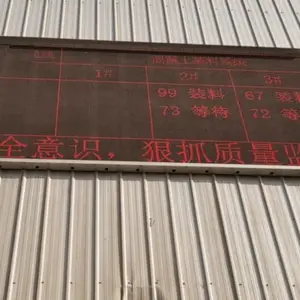 混凝土搅拌车辆排队叫号LED显示系统
