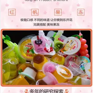 湖南长沙果冻厂批发红帆果冻运输方便物美价廉