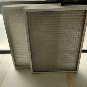 金属铝网****** 多层波浪铝网初效过滤器可洗净化空气 厂家批发