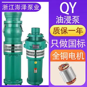 QY农用灌溉油浸泵农田灌溉鱼塘抽水泵100QY65-14-4