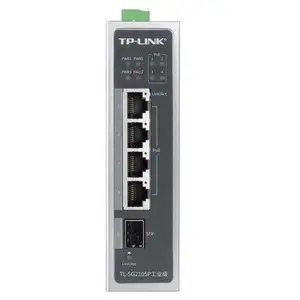 TP-LINK TL-SG2105P工业级4口千兆POE+SFP光纤交换机导轨WEB网管