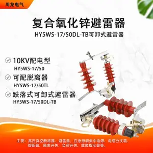 HY5WS-17/50DL-TB可卸式跌落式避雷器可投式氧化锌避雷器