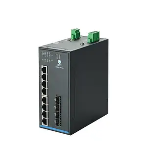 IS3000-3412V2-4GF系列卡轨式金属网管千兆工业交换机