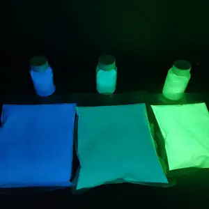 供应长余辉夜光粉 天蓝色光致储能夜光粉