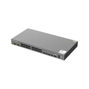 锐捷RG-IS5200-24GT4XS-UP-DC 24口千兆机架式工业级以太网交换机
