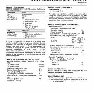 ���� LOCTITE ECCOBOND UF 4550HTC �ߵ��Ȼ����ײ���佺