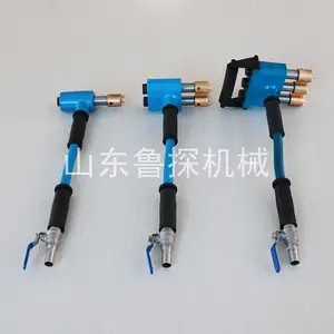 山东鲁探ZMC-3混凝土路面墙面桥梁三头凿毛机 手持式气动凿毛锤