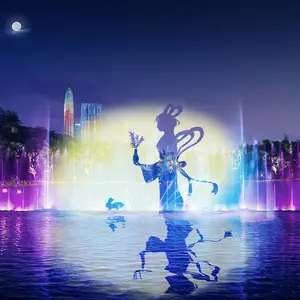 湖面水幕电影_大型水幕电影安装|设计|方案-重庆博驰环境