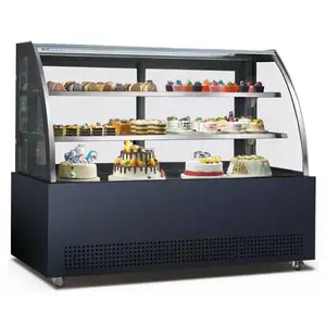 美厨商用蛋糕柜 SC-15工程B款蛋糕展示柜 圆弧后开门蛋糕保鲜柜