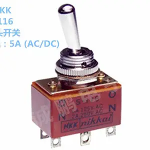 NKK日本原装进口 S116摇头开关 钮子开关