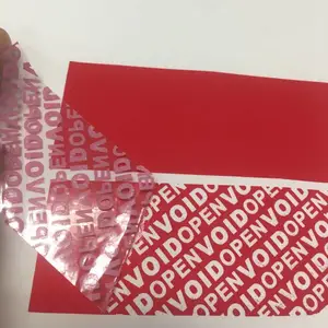 上海昆山生产揭开留字防伪贴厂家 50U哑银VOID大量现货供应