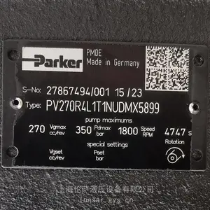 Parker / 液压泵 /PV270R1K1T1NMFC派克液压泵原装全新出售