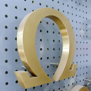 常州精品不锈钢字 烤漆字 玫瑰金立体字制作安装