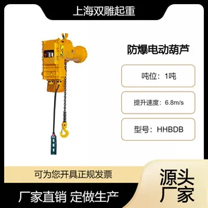 环链防爆电动葫芦 宝雕牌粉尘气体工业电葫芦 380定制6米1吨2吨3吨