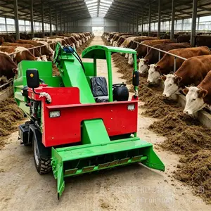 三立方牛粪清粪机 柴油四驱铲粪运输车 液压自卸粪污清理机