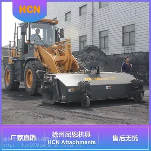 HCN屈恩路面清扫器 公路扫路王 砂石厂扫地机 50铲车改清扫车