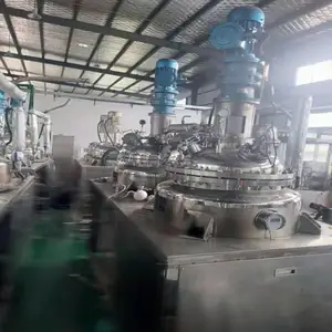顺达供应二手300L不锈钢反应釜 盘管夹套不锈钢反应设备