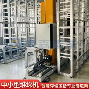自动化中小型堆垛机立体库精准操控作业高效智能存取适配中小仓库