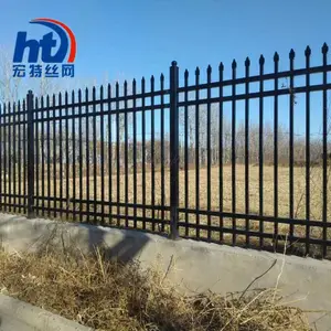 防护栅栏@景区防护栅栏防锈方管锌钢栅栏护栏厂家批发
