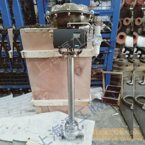西门子定位器气动调节阀_液氮气动低温调节阀_上海渠工