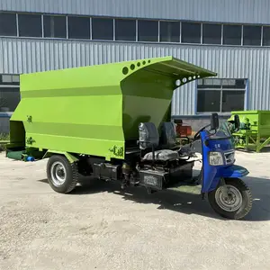 左右出料喂牛车 养殖帮手饲料撒料车奥利给