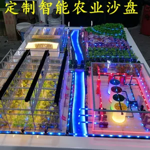 定制智能温室沙盘模型智慧温室大棚模型智能交通沙盘地形地貌沙盘模型