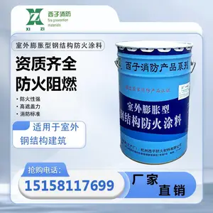 杭州西子防火材料室外薄型膨胀型钢结构防火涂料