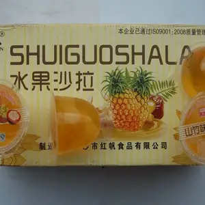 全国果冻品牌***榜湖南果冻厂长沙市红帆食品水果沙拉
