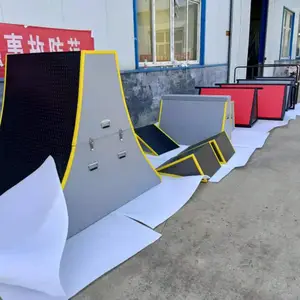 吉尔斯体适能儿童跑酷训练器材梯形木箱