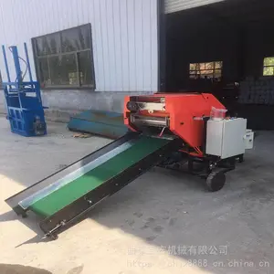 玉米秸秆青储饲料打捆包膜一体机 牧草秸秆打捆包膜机 青贮饲料打包机价格