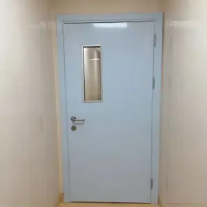 医用病房门 防护铅门钢质门 净化气密门 德晟源现场量尺寸