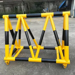 供应可移动拒马路障学校门口拒马护栏挡车防暴护栏陕西现货直发