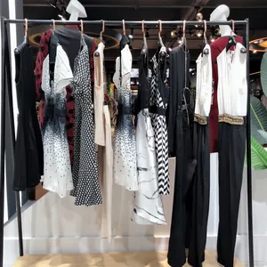 鑫羽格2019当季新款连衣裙休闲时尚夏装 品牌女装折扣批发 专柜正品一手货源尾货走份