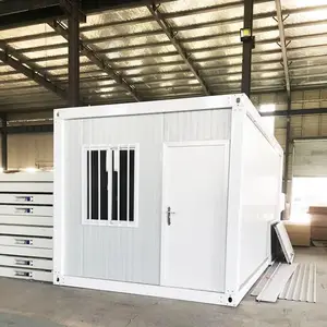 山东中灿集装箱 移动房 工地防火住人简易家用房 户外组装可拆卸钢结构活动板房