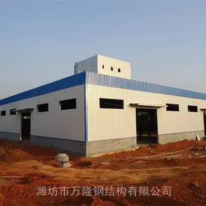 500平方钢结构厂房多钱 小型轻钢车间 仓库建造 找 潍 坊万隆 实体工厂