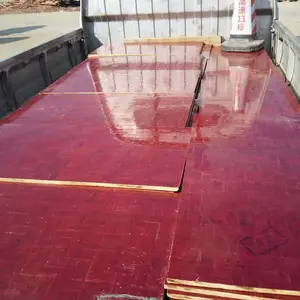湖南橙天 高周转率定制款 加胶加压 双面红膜 双席面竹胶板 1220*2440*9MM 全薄帘实芯竹胶板