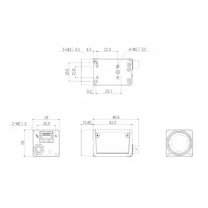 A3B00MG000 ���2000��ڰ�1Ӣ�����ǧ��������� Sony IMX183 CMOS ��������6fps ��ͷC�ӿ� �����41dB