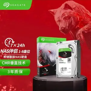 希捷 SEAGATE NAS硬盘 PMR CMR垂直磁记录 SATA 酷狼2TB ST2000VN004